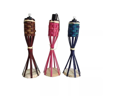 Outdoor Bamboo Yard Torch 150cm Lampu Dekorasi Pesta Halloween