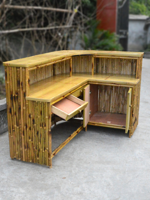 Bar Tiki Bambu Pesta Pantai Dengan Meja Minuman Meja Lipat Bar Pantai Lipat