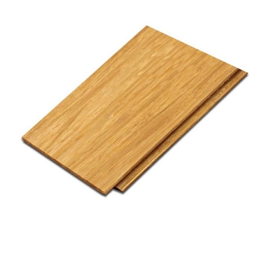 Lantai Bambu Padat Ramah Lingkungan Horizontal High Gloss Waterproof Laminate Carbonized