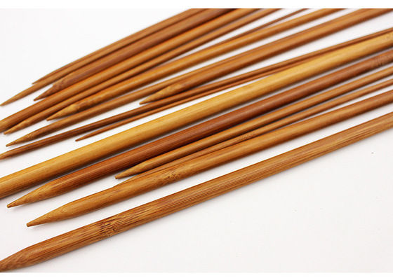 Jarum Rajut Runcing Bambu Berkarbonisasi Untuk Benang Buatan Tangan Kreatif DIY