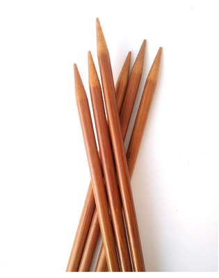 Jarum Rajut Runcing Bambu Berkarbonisasi Untuk Benang Buatan Tangan Kreatif DIY