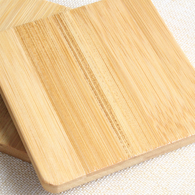 Tatakan Gelas Bambu Kosong Kustom Untuk Minum Tikar Piring Kayu Bambu Persegi