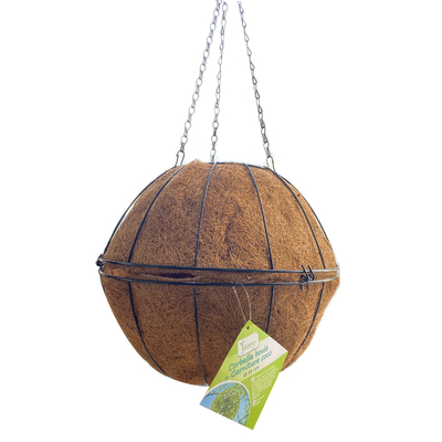 Taman Hanging Baskets Penanam Bunga Bulat Kelapa Coir Pot Hanging Baskets Untuk Dekorasi