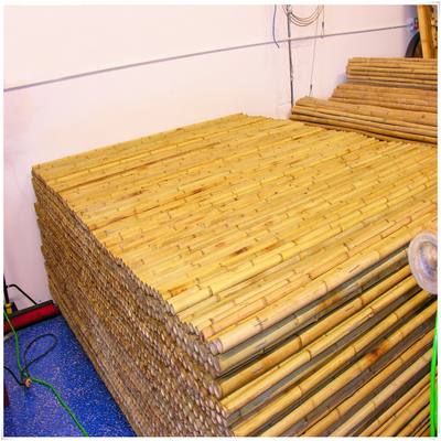 Bamboo Alam Pagar Taman Screen Rolled Pagar Panel Karbonisasi untuk taman
