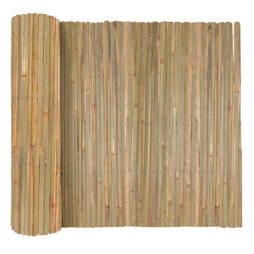 Bamboo Alam Slat Screening Ramah Lingkungan Privasi Slat Pagar Bamboo Screen Panel Roll untuk Balkon