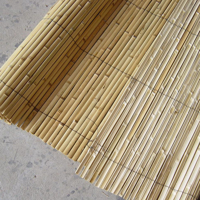 Pabrik Bambu Pagar Slat Bahan Alam Solid Taman Privasi Bambu Slat