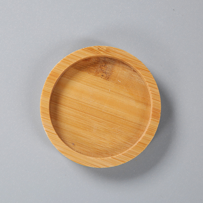 Natural Bambu Coasters Square Bambu Tray Saucer Untuk Minuman, Kerajinan, Succulents
