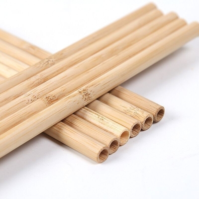 100% Rattan Alam Berguna Lagi Biodegradable gelas minum sekali pakai Bambu sedotan