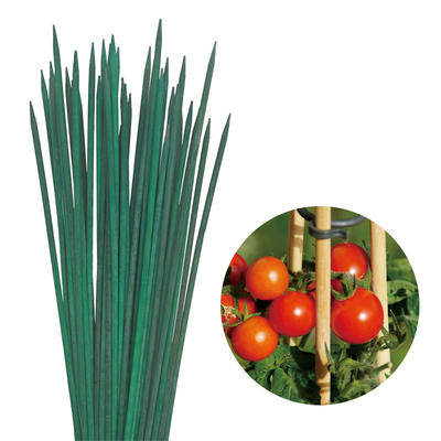Alam Bamboo Flower Sticks Untuk Pengaturan Taman Pewarnaan Bamboo Stick Flower Support