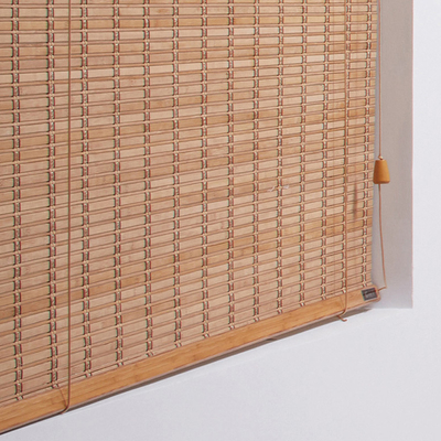 Bamboo Blinds Untuk Jendela Penyaringan Cahaya Jendela Kayu Bamboo Roller Shades Indoor
