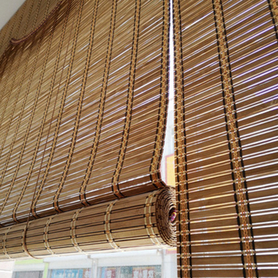 Bamboo Blinds Bamboo Roll Up Shades Untuk Jendela Penyaringan Cahaya Jendela Kayu Blinds Bamboo Roller Shades Untuk Indoor