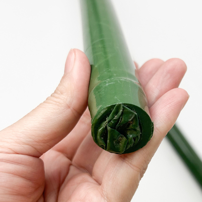 Custom Green PVC Coated Bamboo Treated Flower Support Tongkin Bamboo Plastic Tube Pole