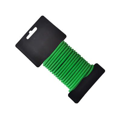 Fleksibel Green Coated Twist Tie Untuk Mendukung Tumbuhan Tie Up Tas Untuk Rumah Kantor