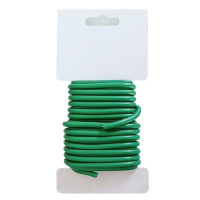 Multi-Fungsi Green Coated Twist Tie untuk Mendukung Tumbuhan Tie Up Tas untuk Rumah Kantor