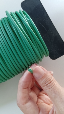 Multi-Fungsi Green Coated Twist Tie untuk Mendukung Tumbuhan Tie Up Tas untuk Rumah Kantor