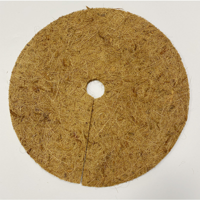 Fiber Coconut Mulch Ring Tree Protector Mat untuk Disc Plant Cover Mat Pengendalian Rumput