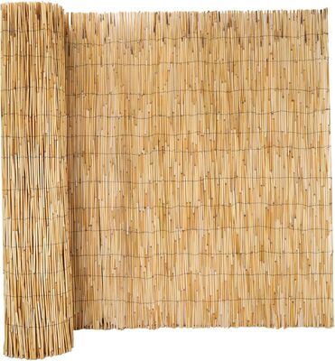 Lingkungan Ramah Alam Gunting Kayu Ringan Berat Lampu Willow Screen untuk privasi taman 180x150cm