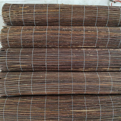 Natural Willow Fencing, Willow Screen Curtain Ramah Lingkungan untuk Taman, Balkon, Luar Ruang, Patio Patio Dekorasi Pagar Rolls-1*3m