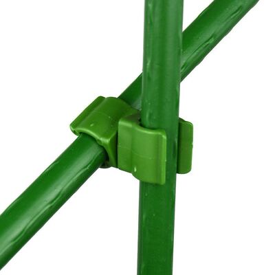 Patok Logam Berlapis Plastik, Patok Taman Hijau untuk Penopang Tanaman, Panjat Tanaman, Pagar Lanskap