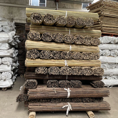 Eco Friendly Dekoratif Raw Bambu Pol Dia.0.8cm x 100cm Panjang